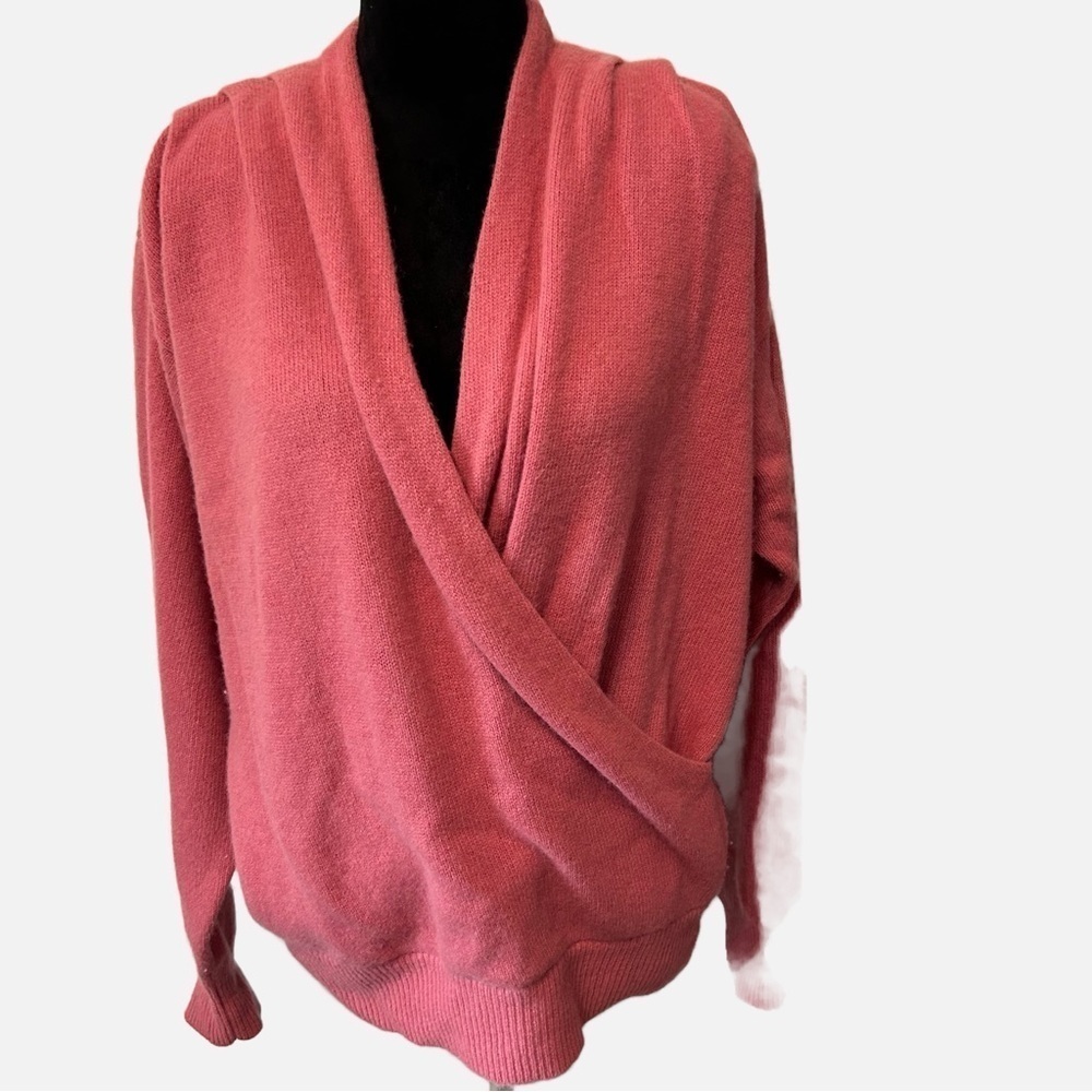 Vintage Women Sweater Angora Lambswool le Redoute Barbiecore 90s Pink Blush